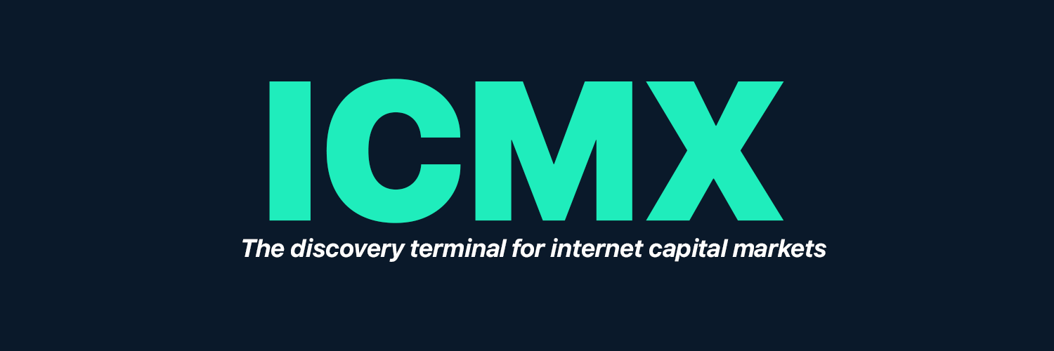 ICMX - The discovery terminal for internet capital markets